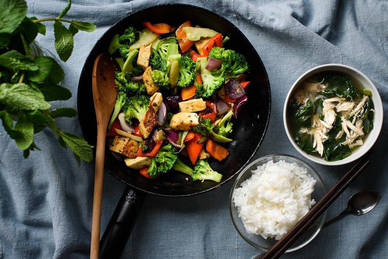 Veggie Stir-Fry with Tofu
